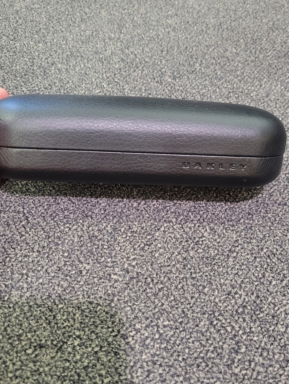 Oakley Black Eyewear Eyeglasses Hard Case Clamshell & Drawstring Pouch Only